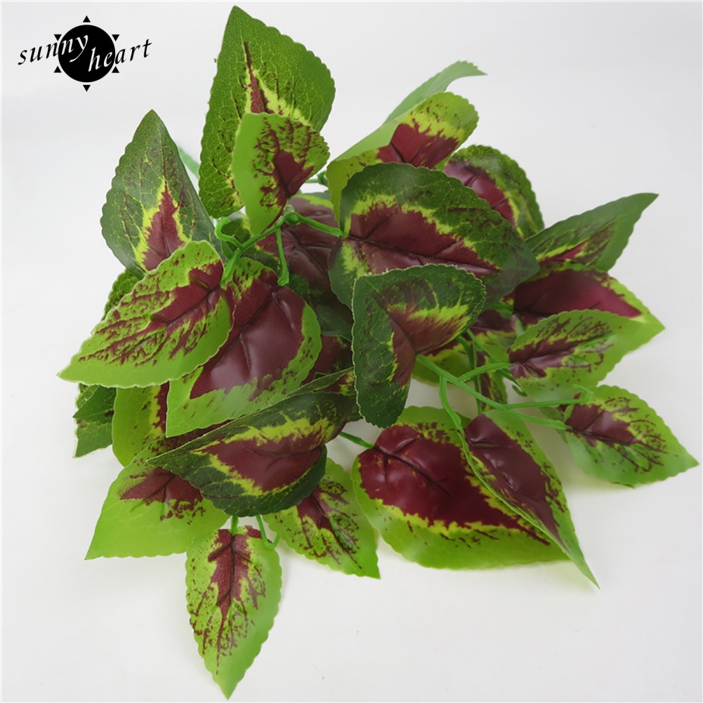 1 Bó Hoa Lá Nhân Tạo Trang Trí Nội Thất