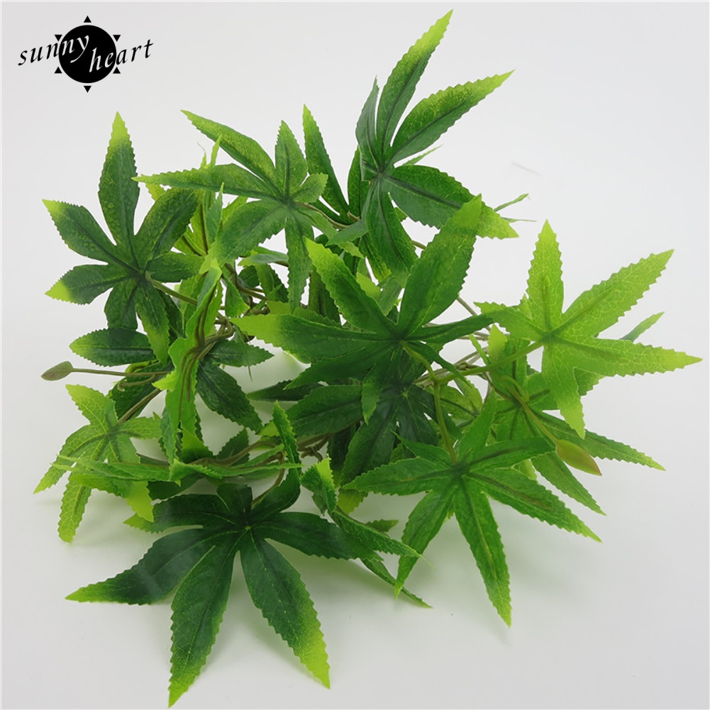 Cành Lá Phong Giả Trang Trí Không Gian Xanh