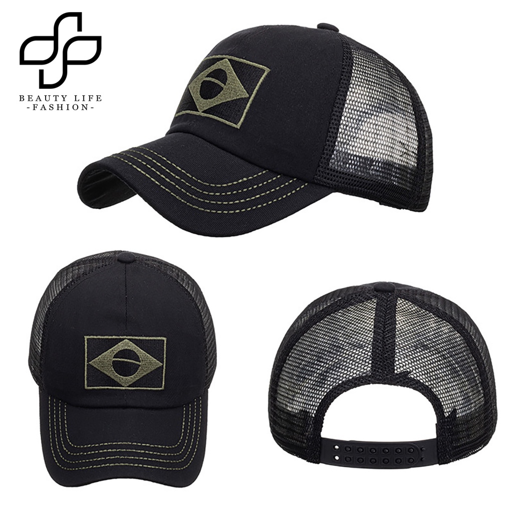 Mũ Lưỡi Trai Cotton Chống Nắng Thêu Họa Tiết Rằn Ri Phong Cách Thể Thao Thời Trang Cho Nam Và Nữ