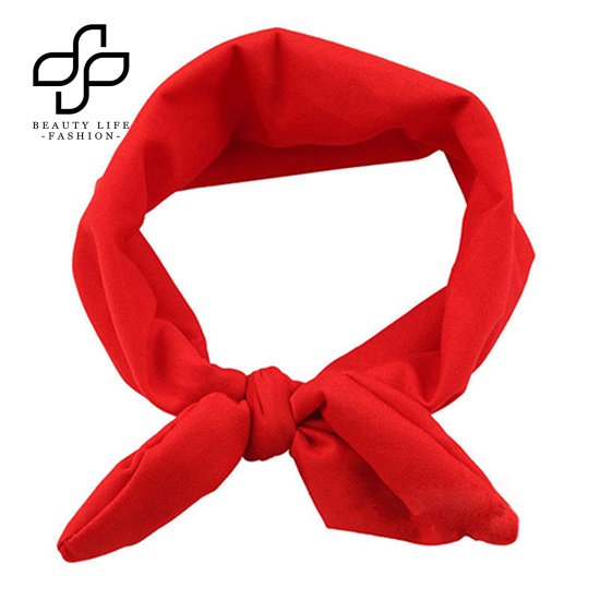 Băng Đô Tai Thỏ Co Giãn Xinh Xắn Dành Cho Bé Gái