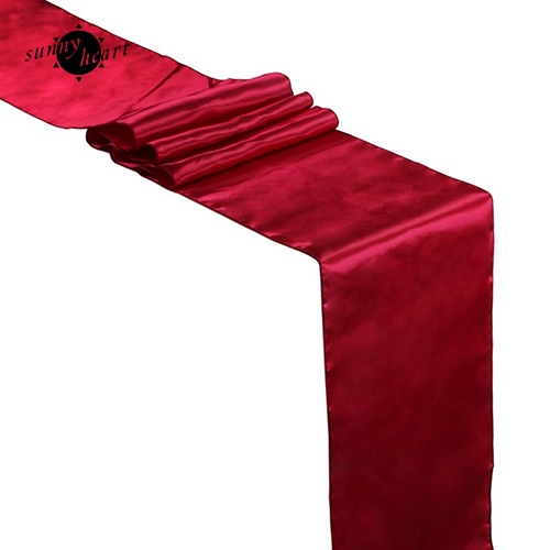 Khăn Trải Bàn Satin 12X108 Inch Trang Trí Tiệc