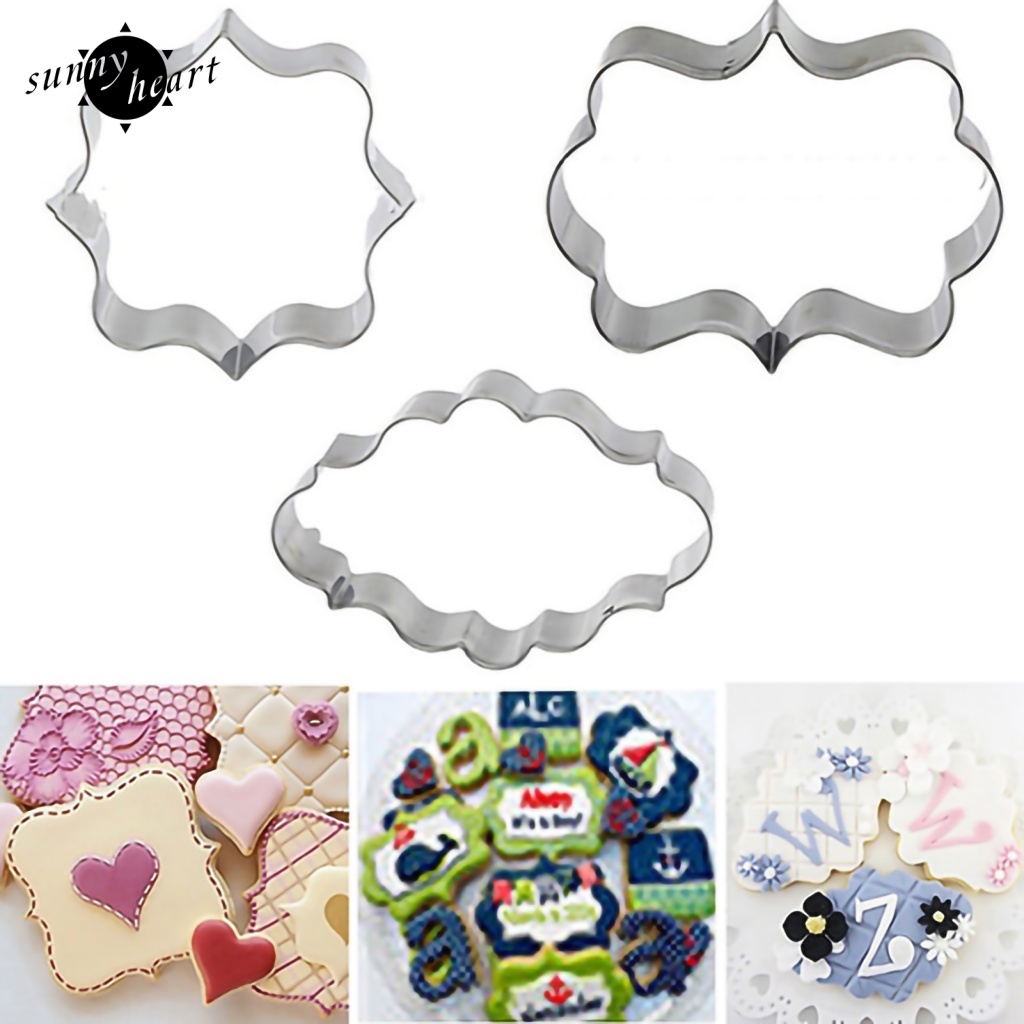 Set 3 Khuôn Làm Bánh Quy Đa Năng Tiện Dụng