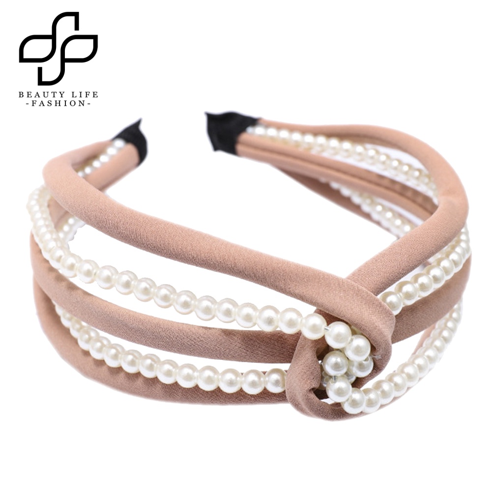 Cài Tóc Dạng Xoắn Đính Ngọc Trai Giả Thời Trang Cho Nữ