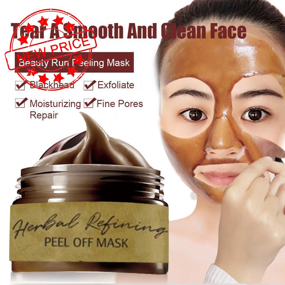 Mặt Nạ Thảo Dược Lột Mụn Đầu Đen Làm Sạch Da Mặt 80g W3H2