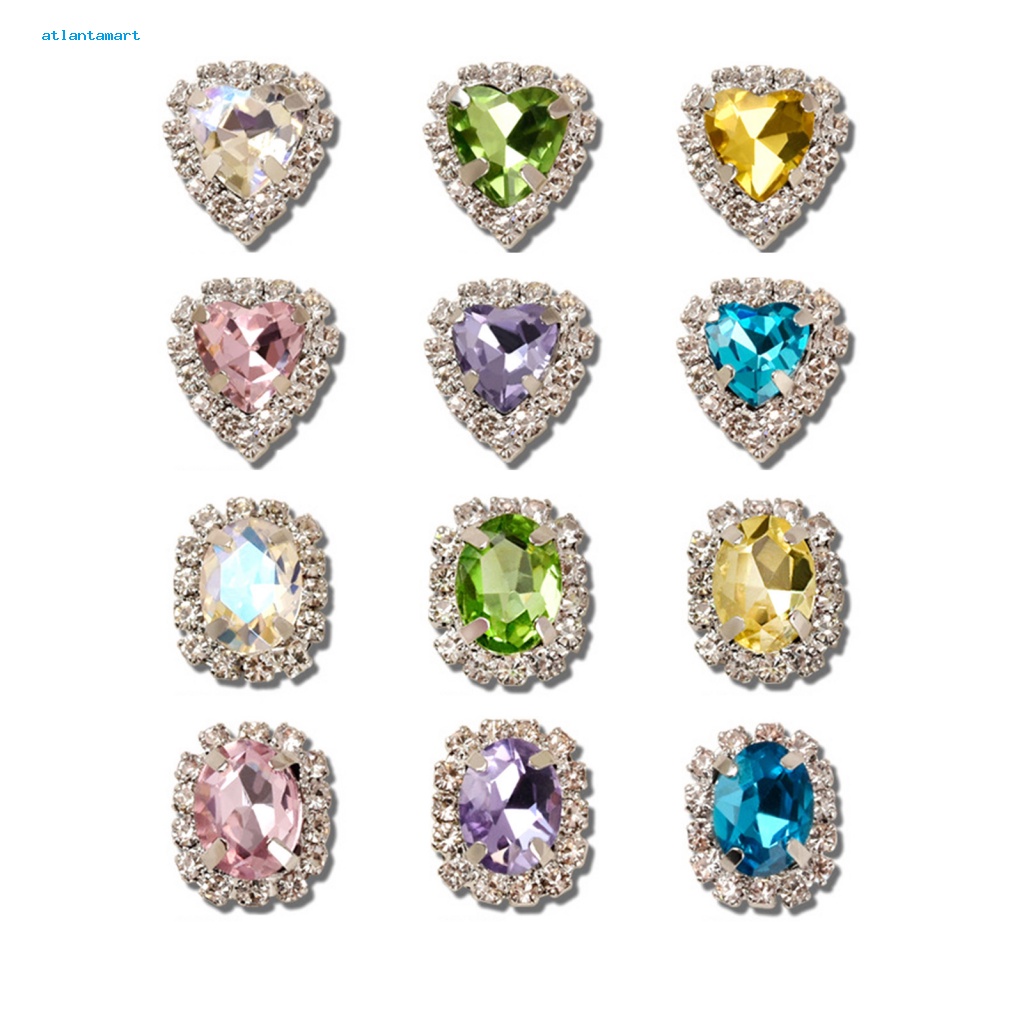 Túi Đựng Đồ Dùng Cao Cấp Tiện Dụng| Phụ Kiện Trang Trí Móng Tay Lấp Lánh Bằng Hợp Kim Chống Rỉ Sét DIY