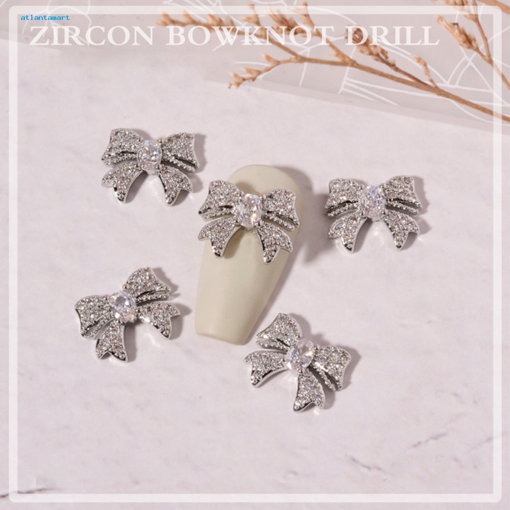 Túi Đựng Đồ Dùng Cao Cấp Tiện Dụng| Phụ Kiện Đính Trang Trí Móng Tay Hình Nơ Lấp Lánh DIY