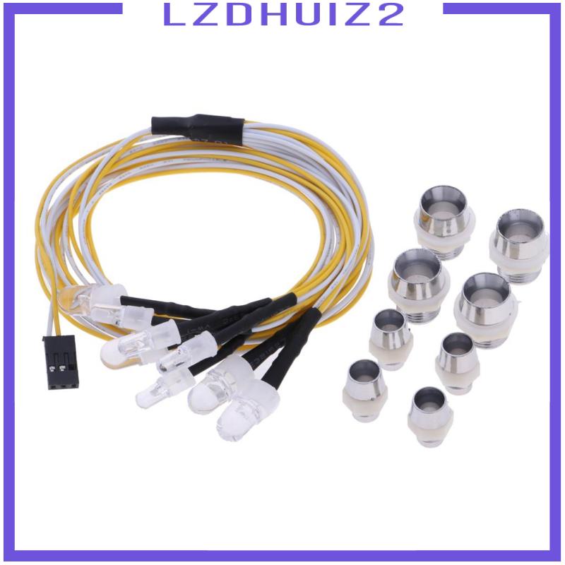 Đèn Tín Hiệu 8 LED Cho Xe Hơi Điều Khiển Từ Xa HPI CC01 1 / 8 1 / 10