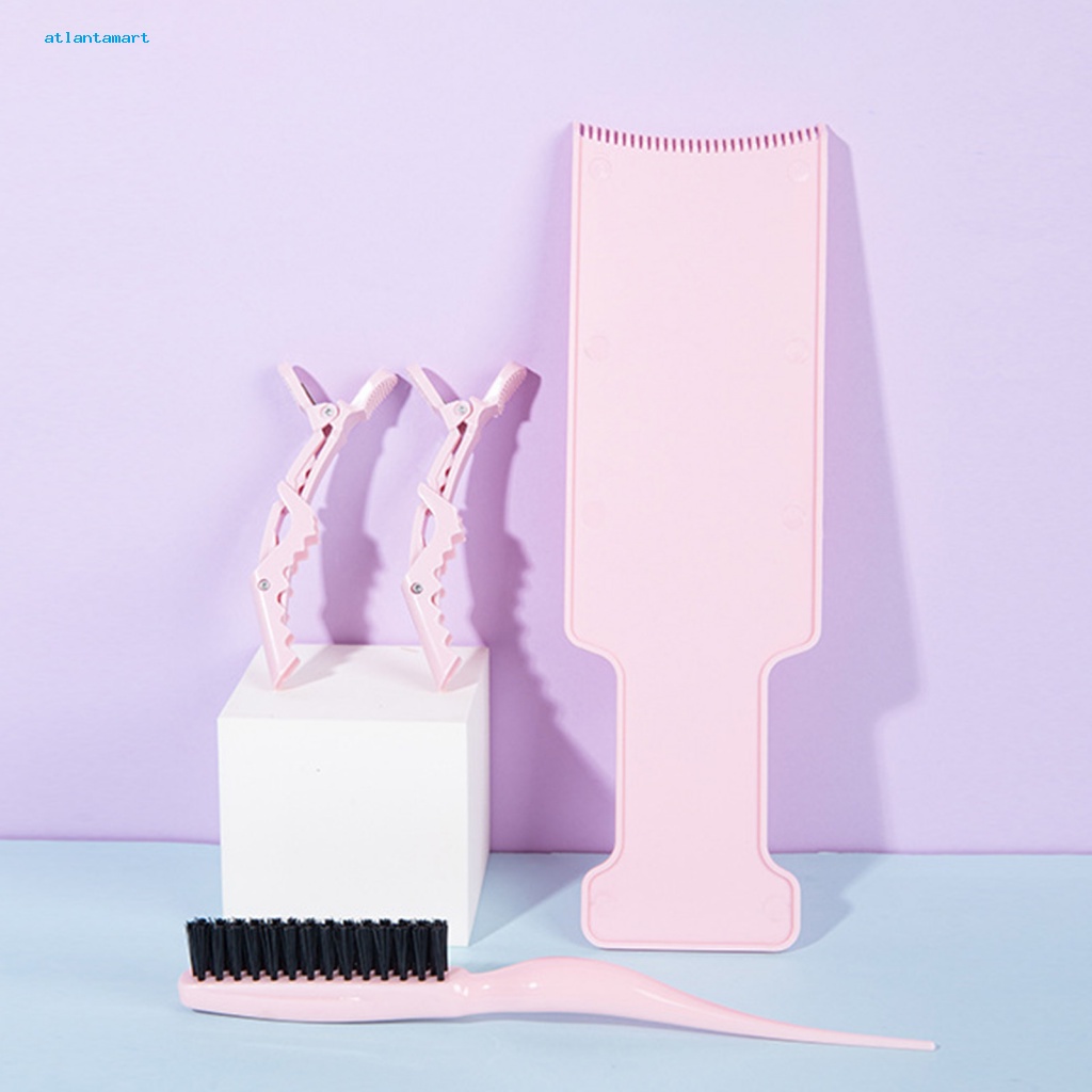 Túi Đựng Đồ Dùng Cao Cấp Tiện Dụng| Set 4 Bảng Nhuộm Tóc Tay Cầm Dài Kèm Kẹp Tiện Dụng Cho Salon