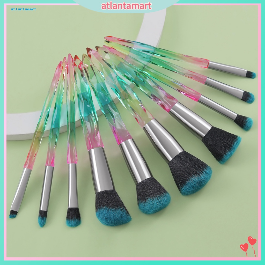 Túi Đựng Đồ Dùng Cao Cấp Tiện Dụng| Set 10 Cọ Trang Điểm Phấn Phủ Mềm Mại Đa Năng An Toàn Cho Nữ