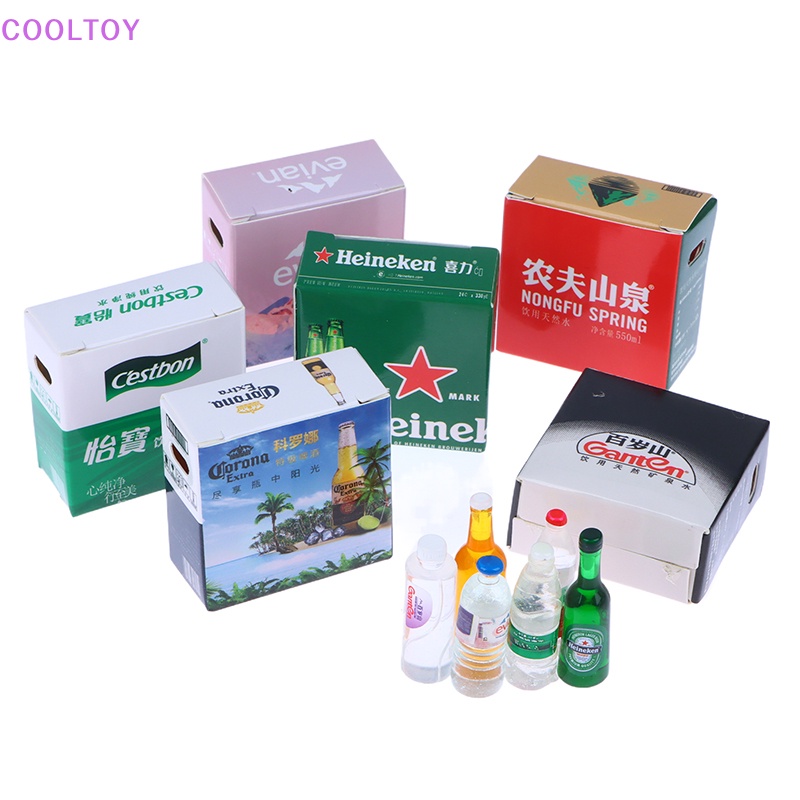 Cooltoy Bộ Mô Hình Chai Bia Mini Trang Trí Nhà Búp Bê