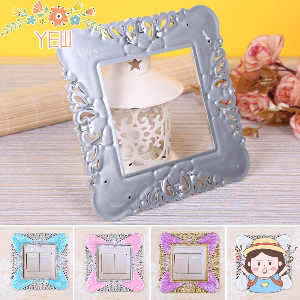 Vỏ Bọc Công Tắc Đèn Gắn Tường Bằng Nhựa Trang Trí Phòng Khách
