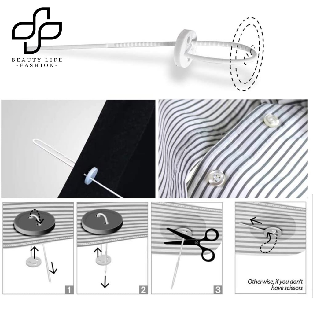 Bộ 30 Nút Cố Định May Vá Thủ Công Nhanh Chóng Thời Trang