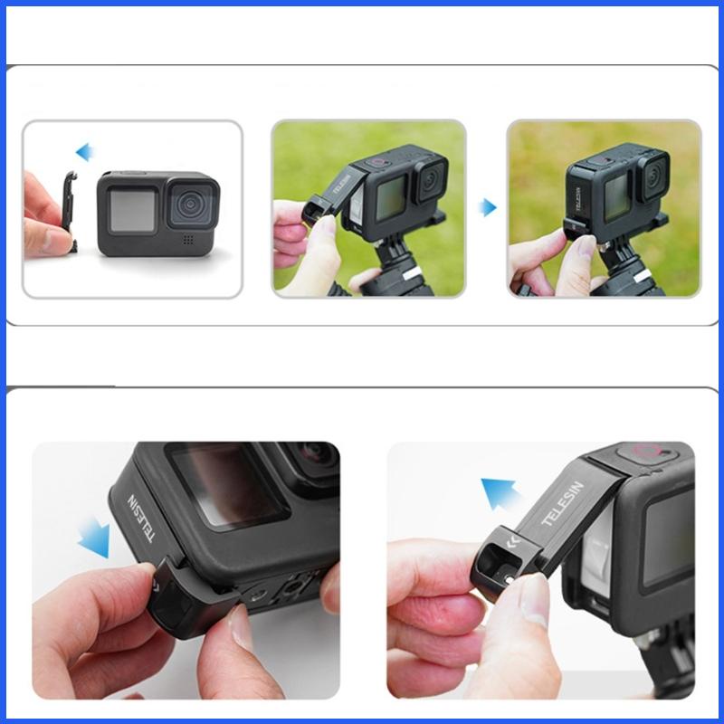 Nắp Đậy Pin Chống Bụi Bẩn Cho Go Pro Hero 11 10 9 Ốp