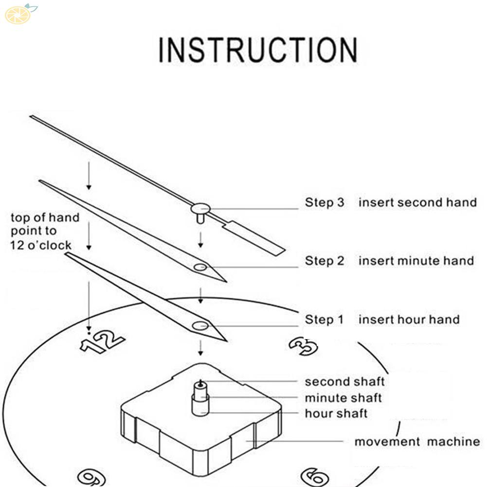 【VARSTR】Quartz Movement Kits Repair Parts Replacement Tools With Washers 12888