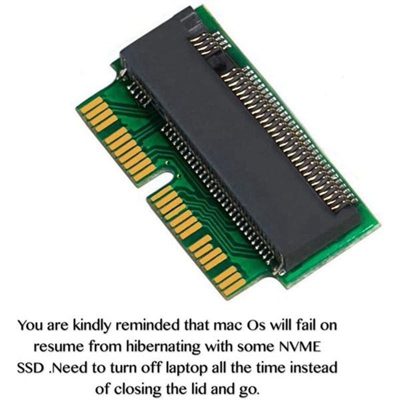 Bộ 10 Thẻ Mở Rộng NVMe PCIe M.2 M SSD M2 Cho Macbook Air A1465 A1466 Macbook Pro A1398 A1502
