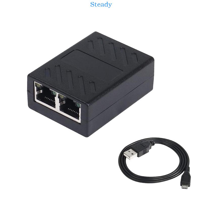 Đầu Nối Dây Cáp Ethernet Rj45 1 Sang 2 Tốc Độ Cao