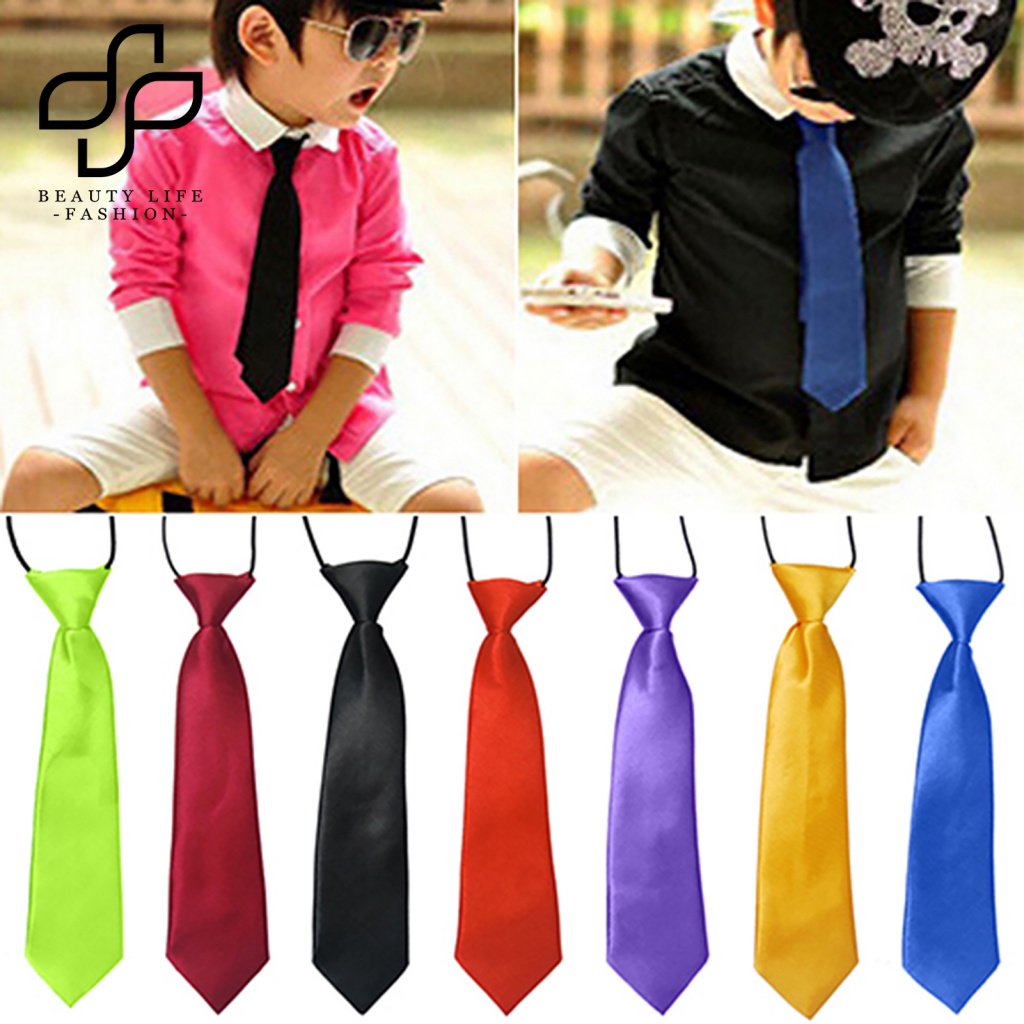 Cà Vạt Màu Trơn Co Giãn Thoáng Khí Thời Trang Cho Nam