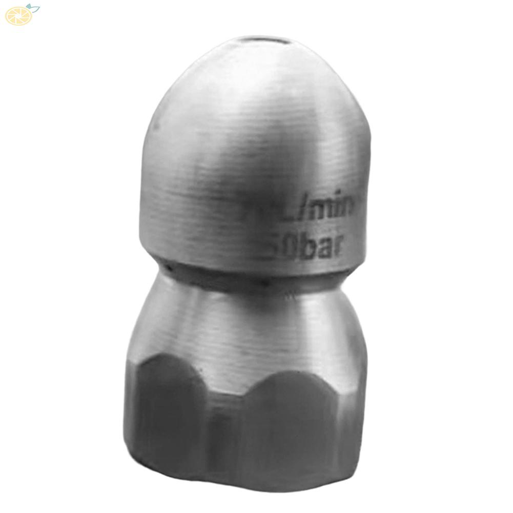 【VARSTR】Nozzle Home Hose Jetter Parts Pipe Power Equipment Replacement 1Pcs Sliver