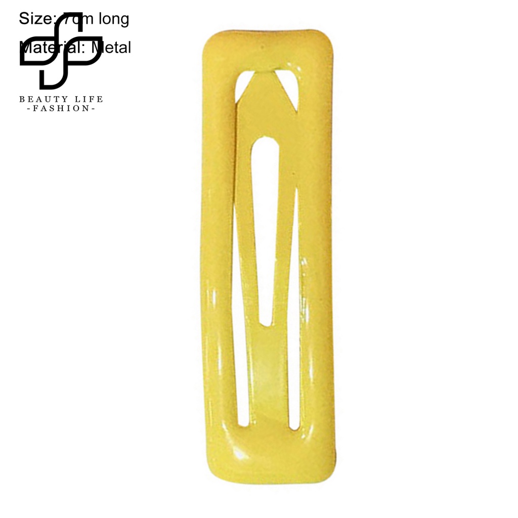 Kẹp Tóc Dạng Bấm Màu Kẹo Thời Trang Cho Nữ