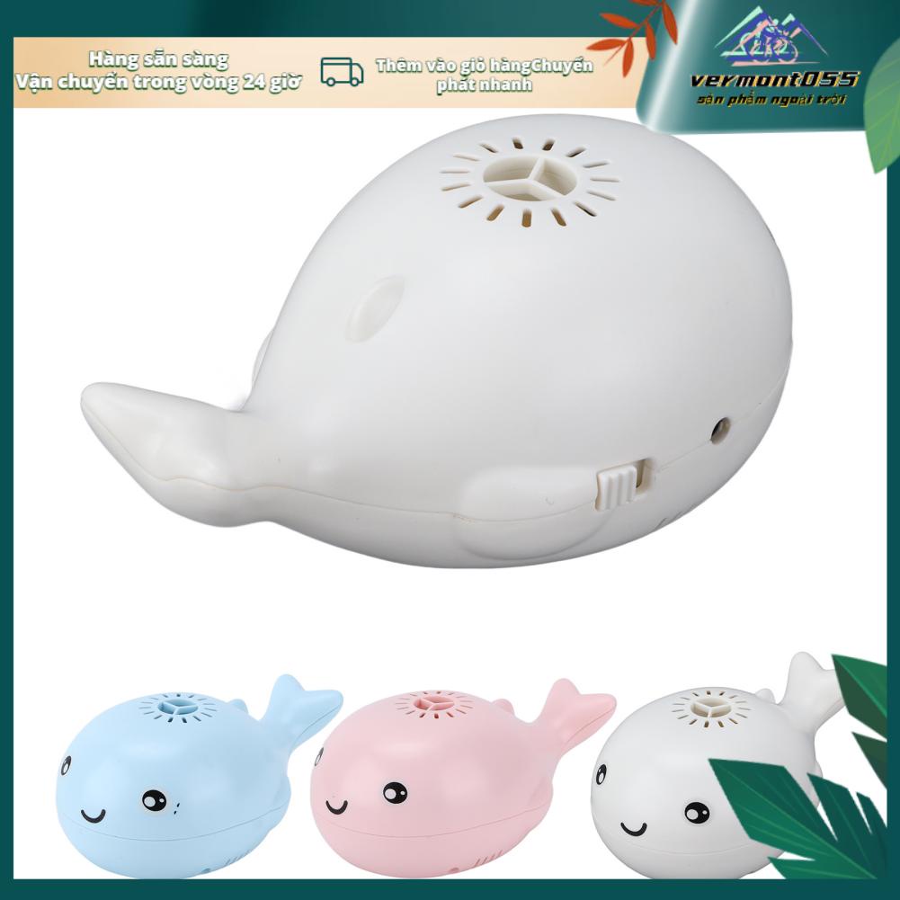 Vermont055 Đồ chơi tắm cá voi Sạc USB dễ thương di động Quả bóng nổi cho quà tặng trẻ em