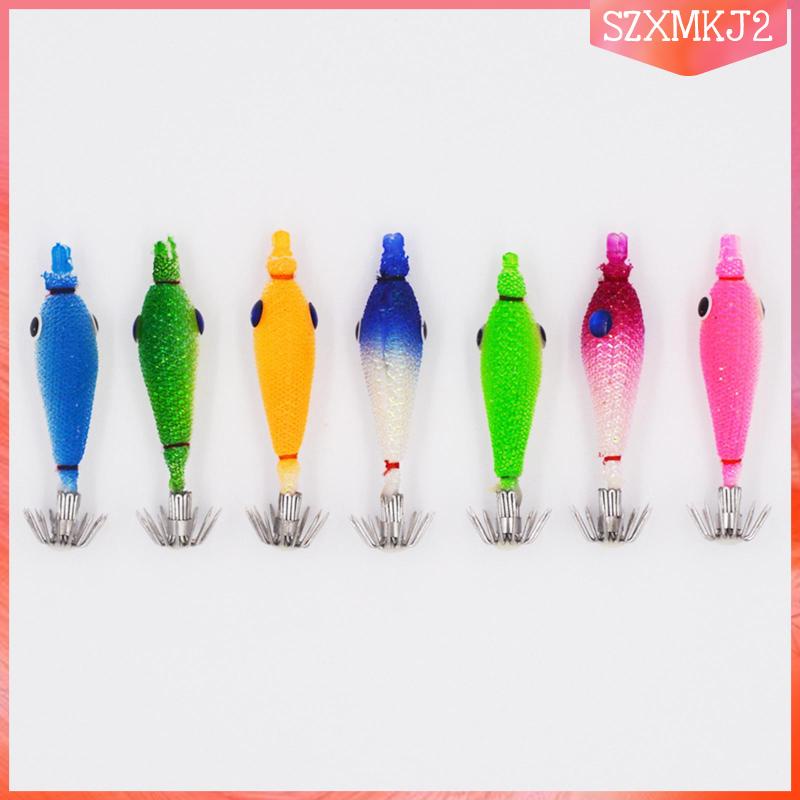 Set 7 Mồi Giả Dạ Quang Thu Hút Câu Cá Hiệu Quả szxmkj2