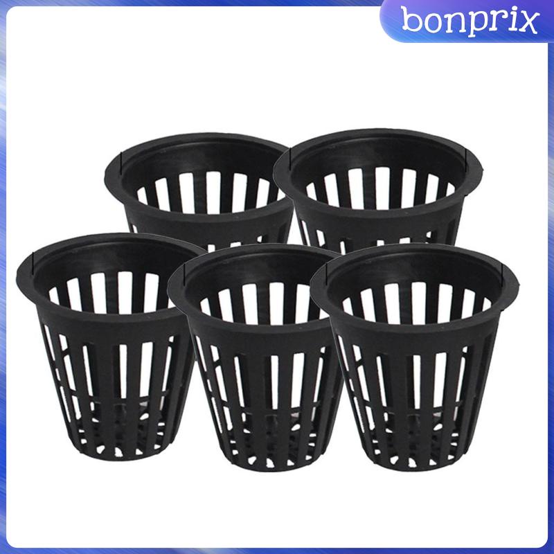 Set 5 Chậu Trồng Cây Dạng Lưới Màu Đen Tiện Lợi