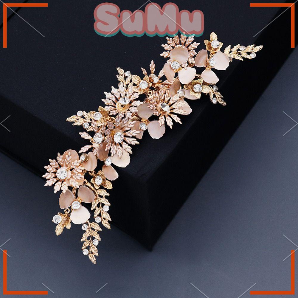 Băng Đô Cài Tóc Bằng Hợp Kim Cho Cô Dâu|Băng Đô Cài Tóc Bằng Vải Nhung Dễ Thương Xinh Xắn