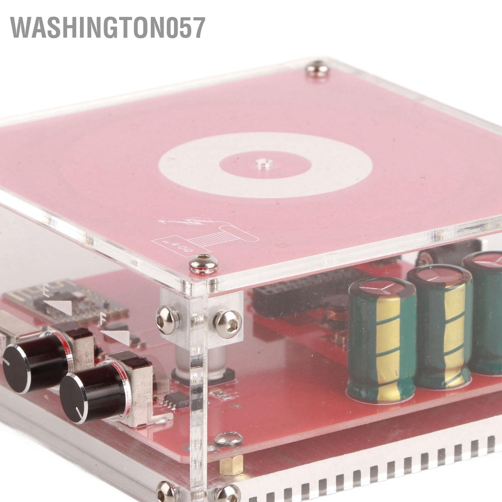 Washington057 Âm nhạc Bluetooth 4 inch Cuộn dây Tesla Chiếu sáng nhân tạo Thú vị Cắm và chạy Thử nghiệm Đồ chơi trên bàn 100‑240V Đỏ