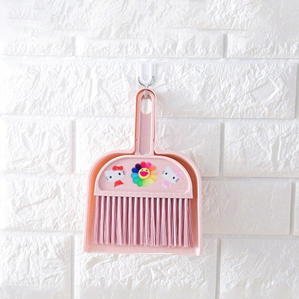 Bộ Chổi Và Đồ Hốt Rác Mini Dễ Thương