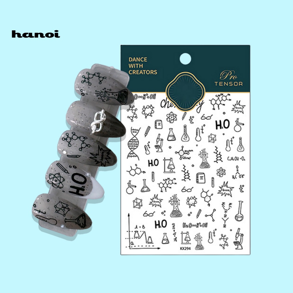 1 Tấm Miếng Dán Móng Tay Mỏng Ba Chiều Che Phủ Toàn Diện Tháo Rời Được Dành Cho Bạn Nữ DIY