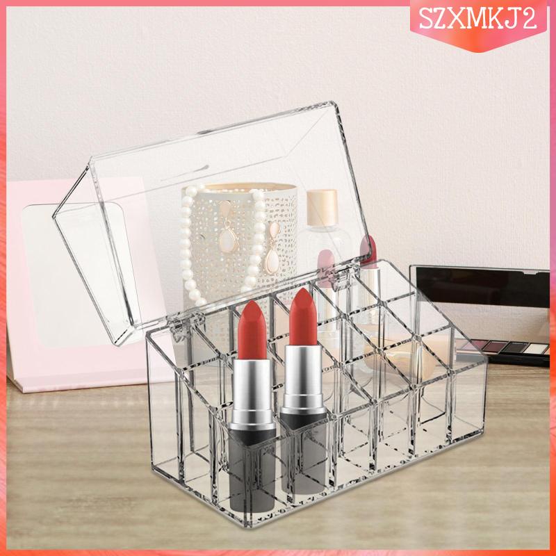 Hộp Đựng Son Môi 18 Ngăn Có Nắp Lật Tiện Dụng szxmkj2