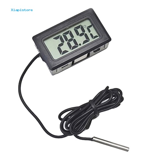 Đồng Hồ Đo Vôn Kế Kỹ Thuật Số + Nhiệt Kế LCD DC 100V 10A