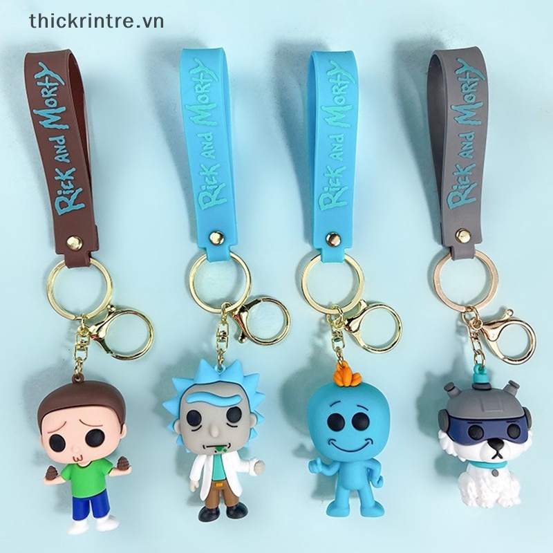 Móc Khóa Hình Búp Bê Rick Và Morty Dễ Thương