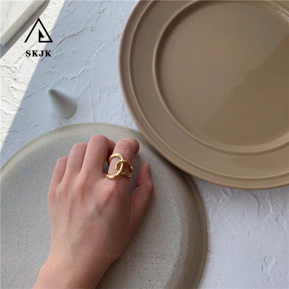 1 Nhẫn Kim Loại Thiết Kế Độc Đáo Thời Trang