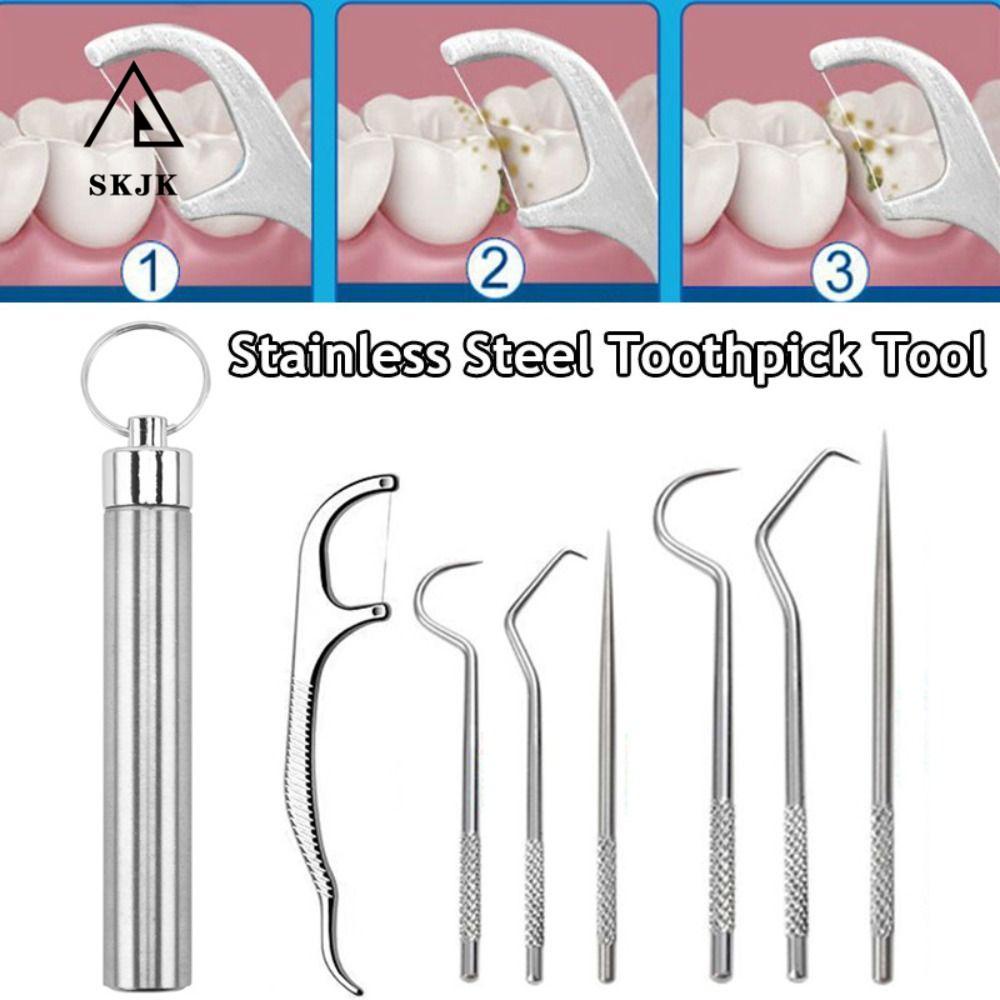 Hộp Đựng Tăm Xỉa Răng Bằng Thép Không Gỉ Giá Đỡ