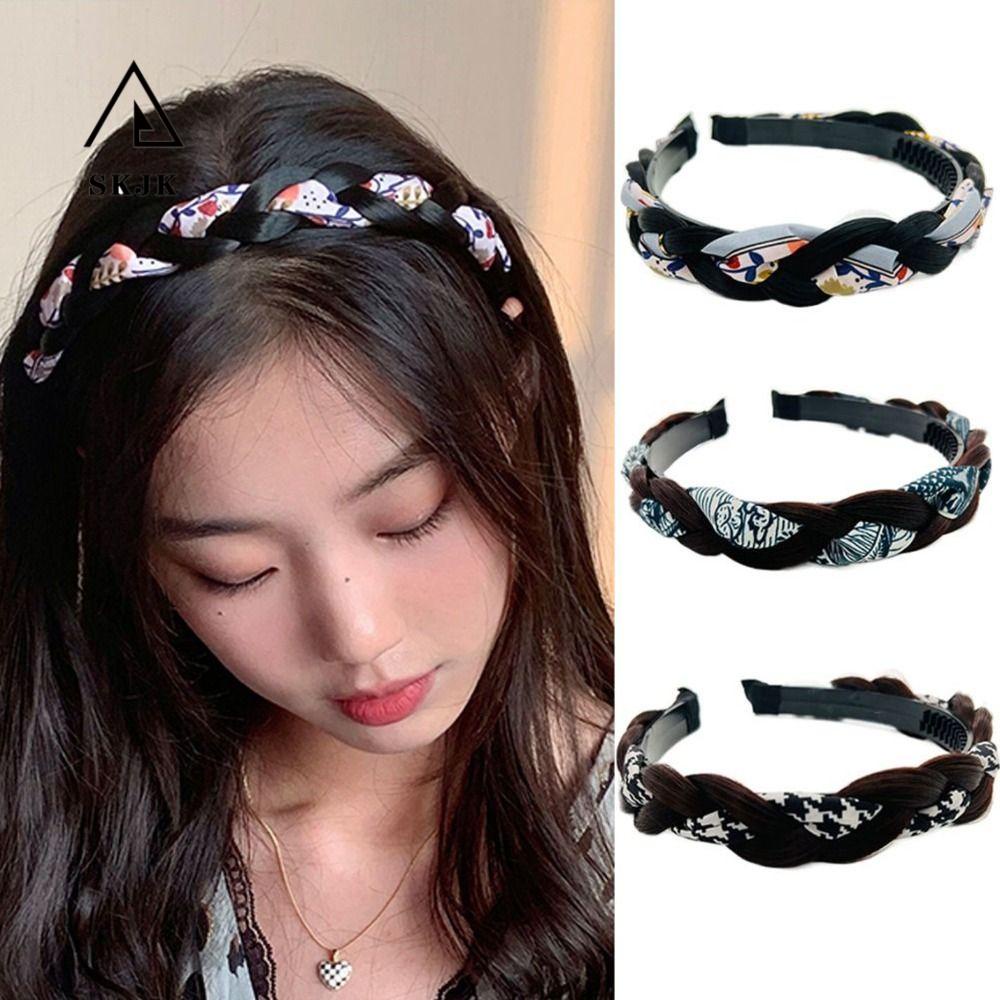 Cài Tóc Giả Thắt Bím Phong Cách Bohemian Ngọt Ngào Cho Nữ