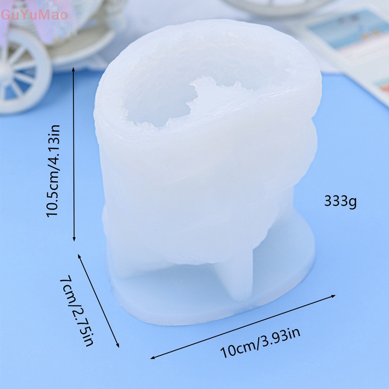 Khuôn Silicone Làm Bó Hoa Hồng Hình Chú Gấu Đáng Yêu