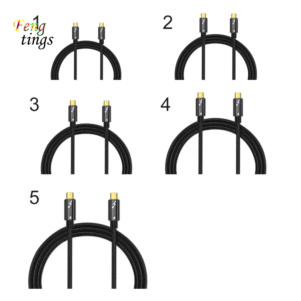 Dây Cáp Sạc Nhanh 40Gbps USB Sang Type C PD 100W 5A Cho Điện Thoại
