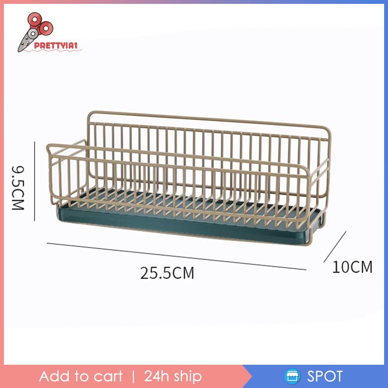 Giá Đỡ Bàn Chải / Xà Phòng / Miếng Rửa Chén Gắn Bồn Rửa Nhà Bếp / Phòng Tắm Prettyia