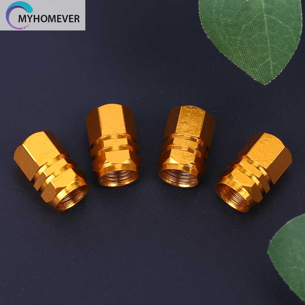Bộ 4 Nắp Van Bánh Xe Hơi Bằng Hợp Kim Nhôm Chất Lượng Cao