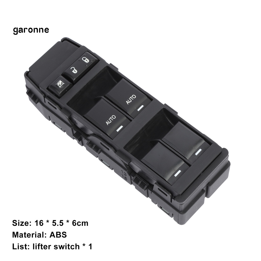 Công Tắc Điều Khiển Nâng Cửa Sổ Bằng ABS Màu Đen Thay Thế Tiện 04602781Phụ Kiện Chuyên Dụng Dành Cho Dodge Ram