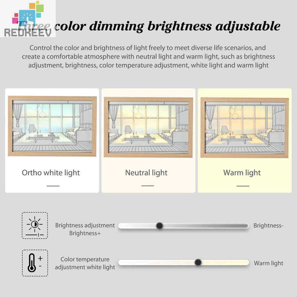 Khung Ảnh Có Đèn LED Bằng Acrylic Dùng Trang Trí