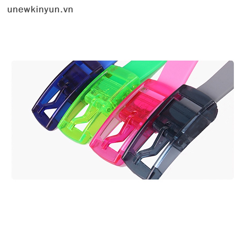 Thắt Lưng Nhựa Silica Gel Màu Kẹo Thời Trang Cho Nam Nữ