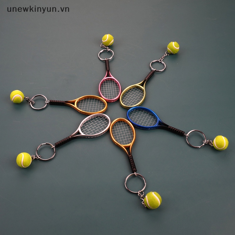 Móc Khóa Hình Vợt Tennis Mini Dễ Thương