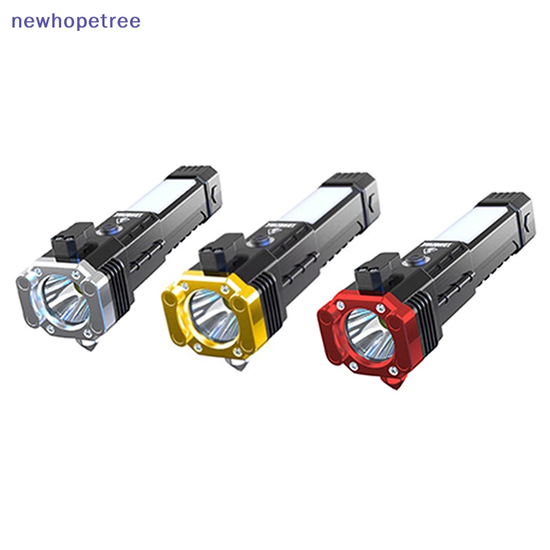 Ntvn al Đèn Pin An Toàn Sạc USB Cho Xe Hơi Hình Búa treasure Sồi