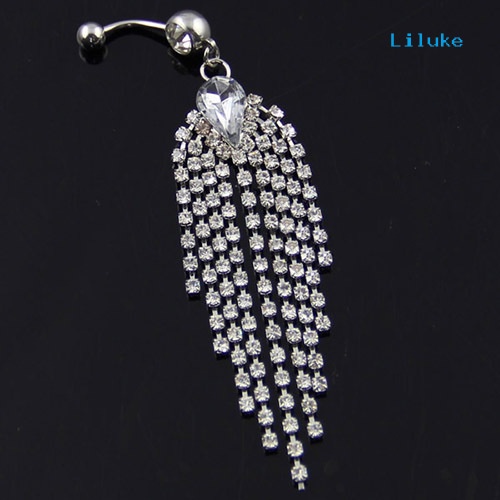 Khuyên Rốn Dạng Thanh Tạ Đính Đá Cá Tính