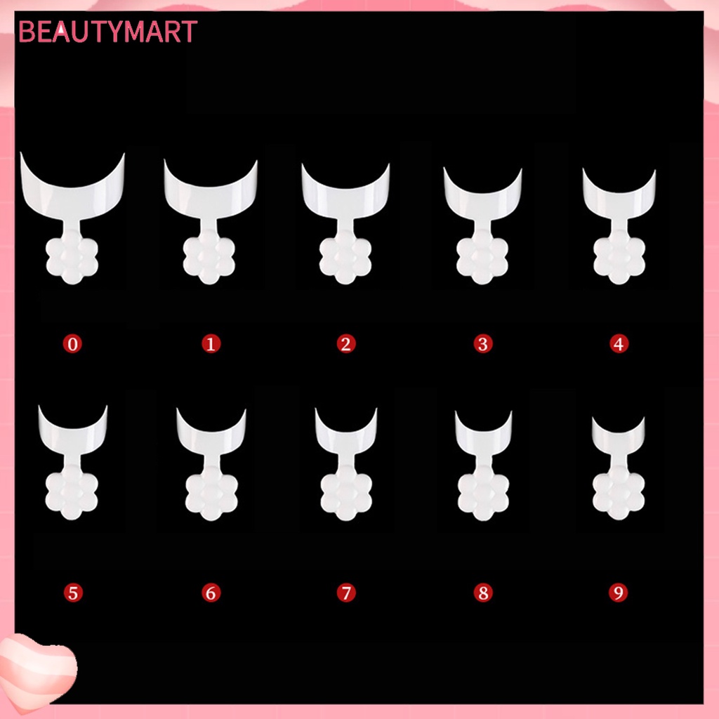 Hộp 100 Móng Tay Giả Hình Bán Nguyệt Phong Cách Pháp Không Đường May