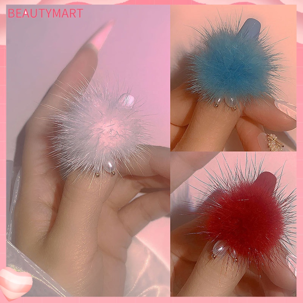 Bộ Móng Tay Giả Đính Ngọc Trai Và Quả Bông 3D Trang Trí Móng Nghệ Thuật DIY