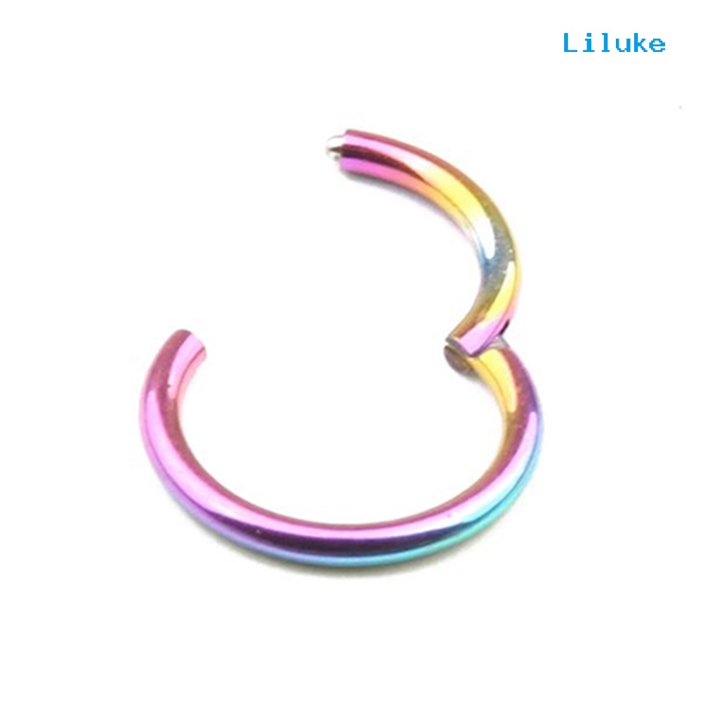 1 Khuyên Mũi Tròn Bằng Thép Không Gỉ LK-1 16G 14G