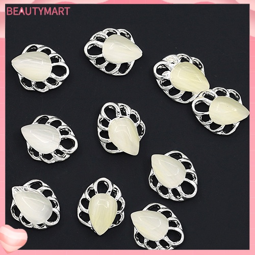 Set 10 MóNg Tay Giả HìNh Nơ / TráI Tim LấP LáNh ThờI Trang Cho Nữ